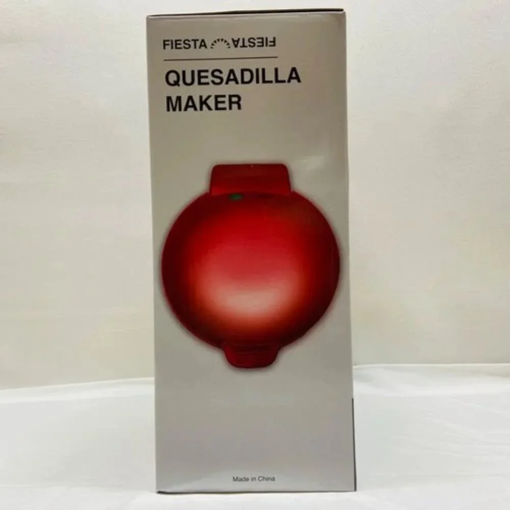 Quesadilla Maker 6 Wedge Fiesta 8in‎ Intertek Retro Red Brand New In Box